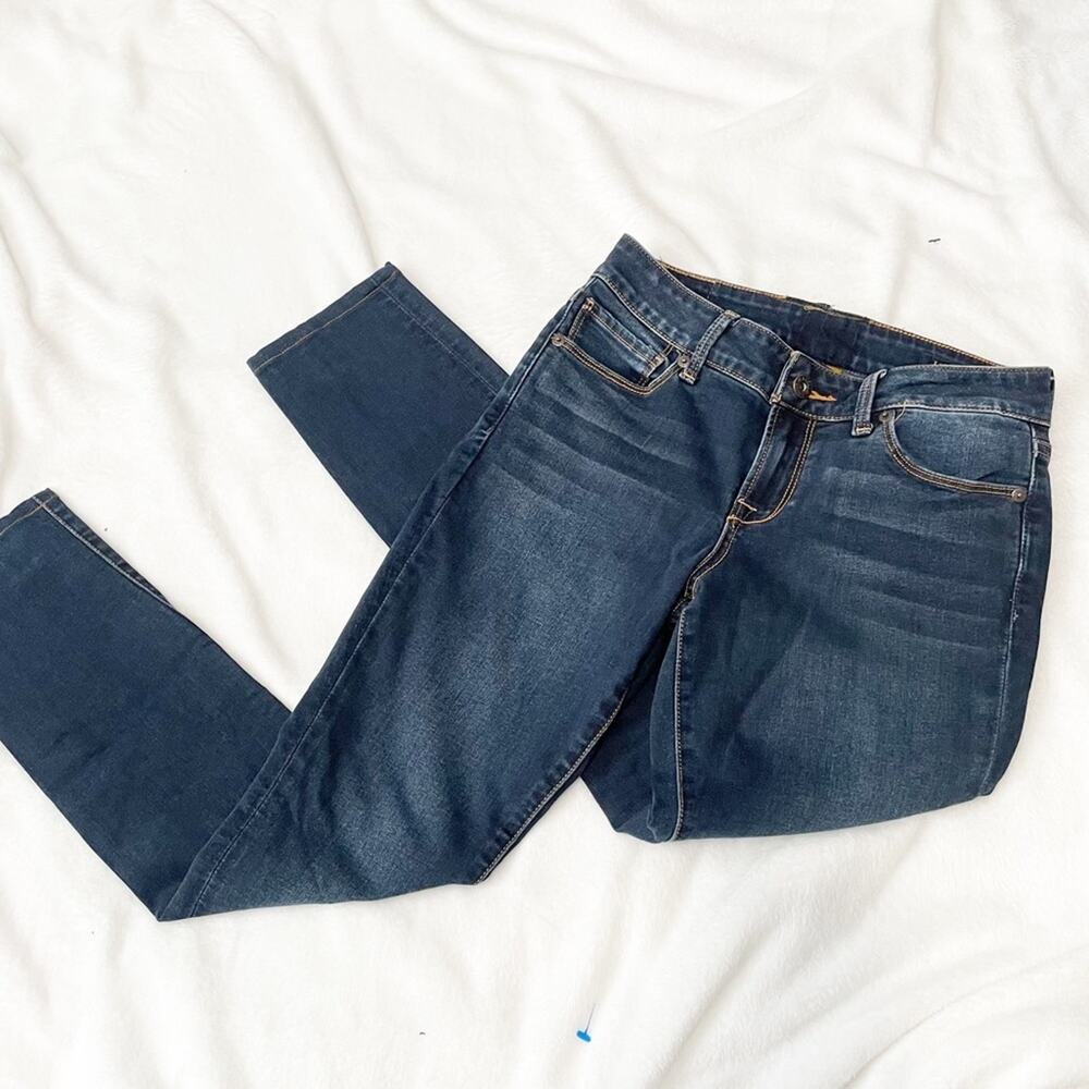 Lucky Brand LeYla skinny ankle jeans blue denim size 2 26